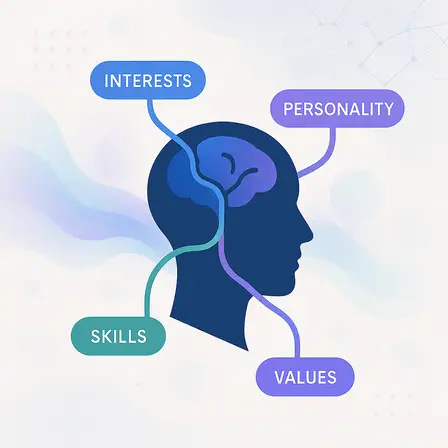 Научные методики профориентации: RIASEC, типология Климова, анализ личности и ИИ